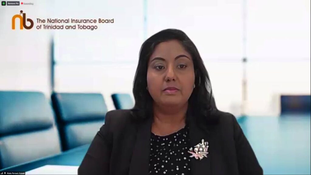 National Insurance Board (NIB) executive director Niala Persad-Poliah. PHOTO COURTESY OFFICE OF THE PARLIAMENT  - 