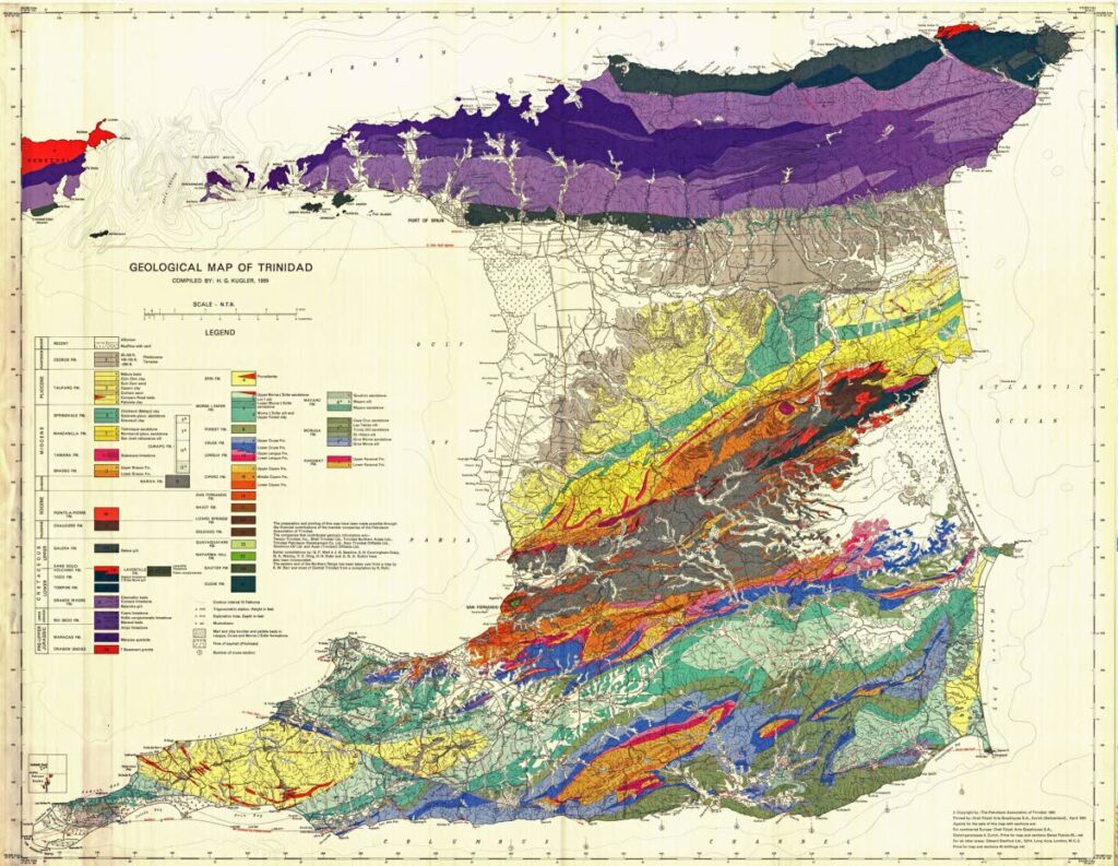 

The surface geological map of Trinidad: origins, history, and economic implications. - 