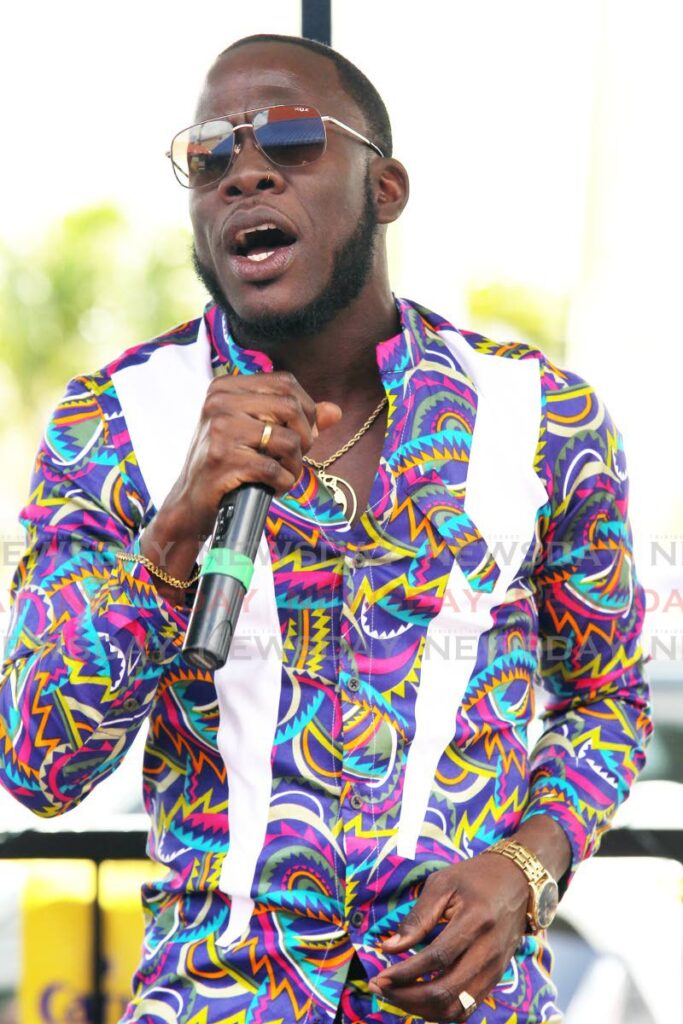 Erphaan Alves performing at his EDAY concert series at Woodford Cafe, Chaguanas. This  was his second stop on a four-concert series 24-hour event which started in Tobago, moved to central and south, ending in MovieTowne, Port of Spain.  on February 20. - Lincoln Holder