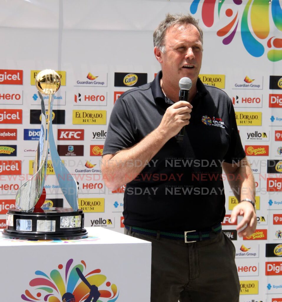 Caribbean Premier League CEO Pete Russell (FILE) - 