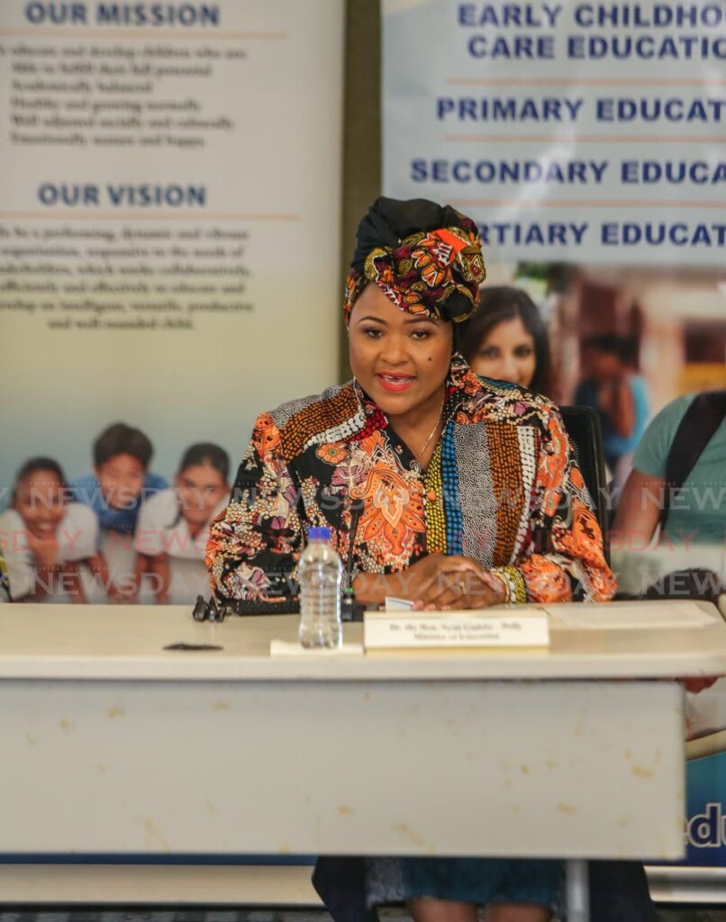 Education Minister Dr Nyan Gadsby-Dolly. - 