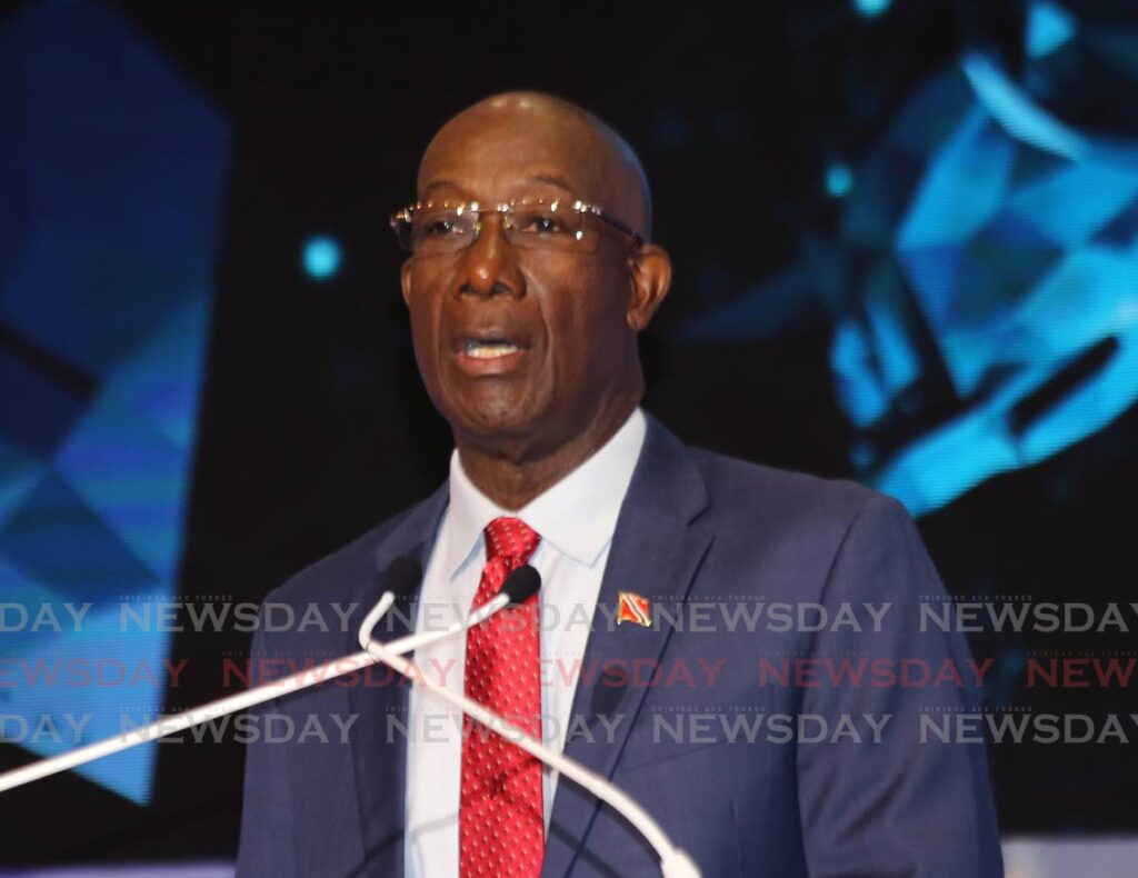 Prime Minister Dr Keith Rowley. Photo by Sureash Cholai