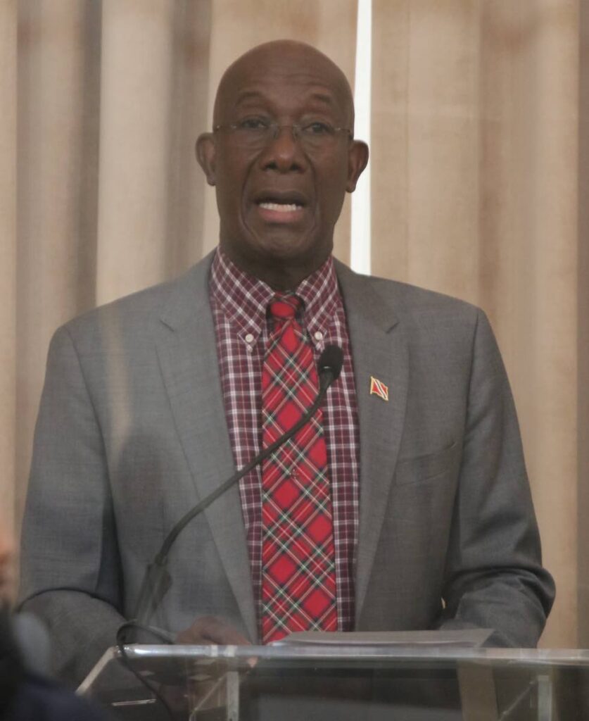 PM Dr Keith Rowley - Photo courtesy Office of the Parliament