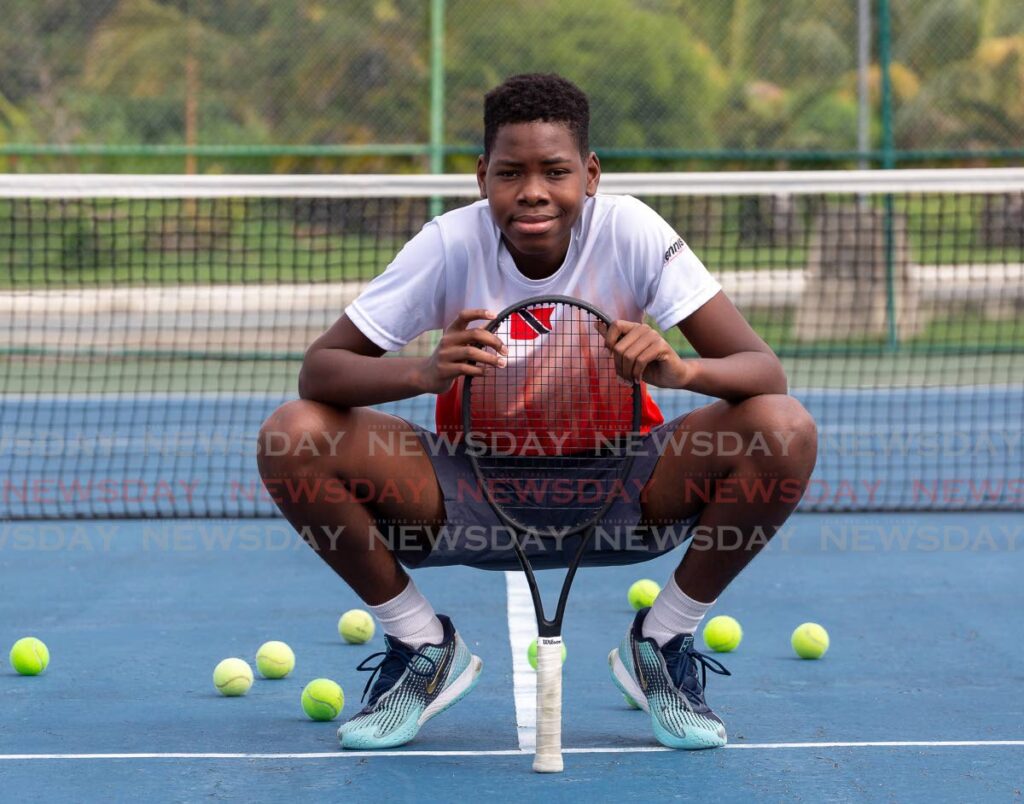 Jordell Chapman dreams of being a professional tennis player. - PHOTO BY DAVID REID
