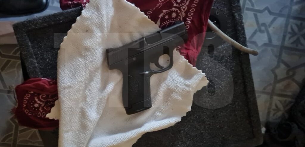 On Tuesday afternoon, police recovered a M&P pistol containing seven rounds of ammunition which was allegedly stolen earlier on in the day. Photo courtesy TTPS