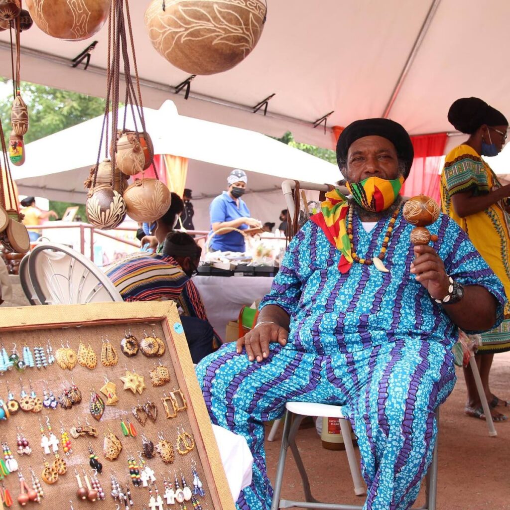 Culture Vibe Creations showcased beautifully crafted, handmade items at Village Wallawah in Sangre Grande in 2021. Photo: Village Wallawah Facebook page  