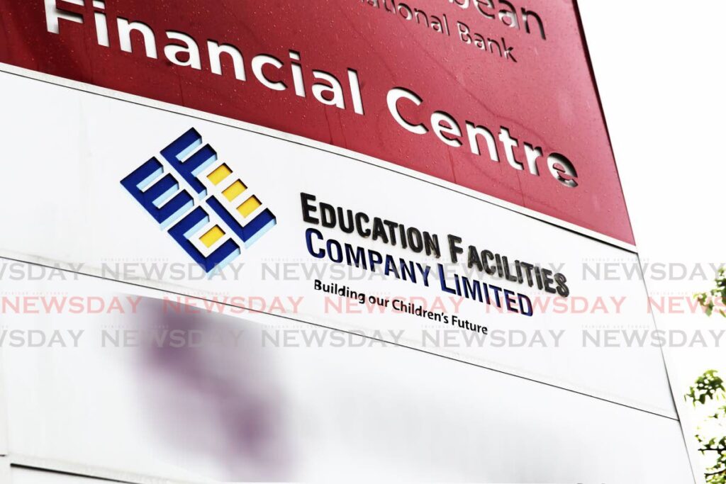 THE EFCL's signage outside it's offices in Long Circular Road, Maraval. FILE PHOTO - 
