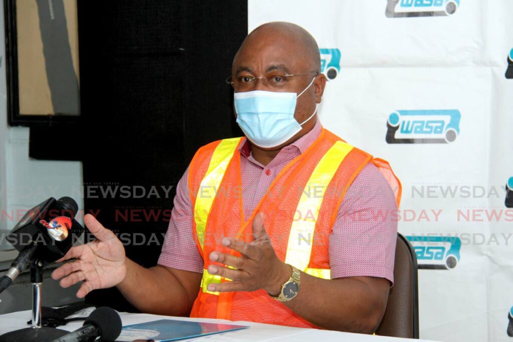 Suspended WASA CEO Sherland Sheppard. - 