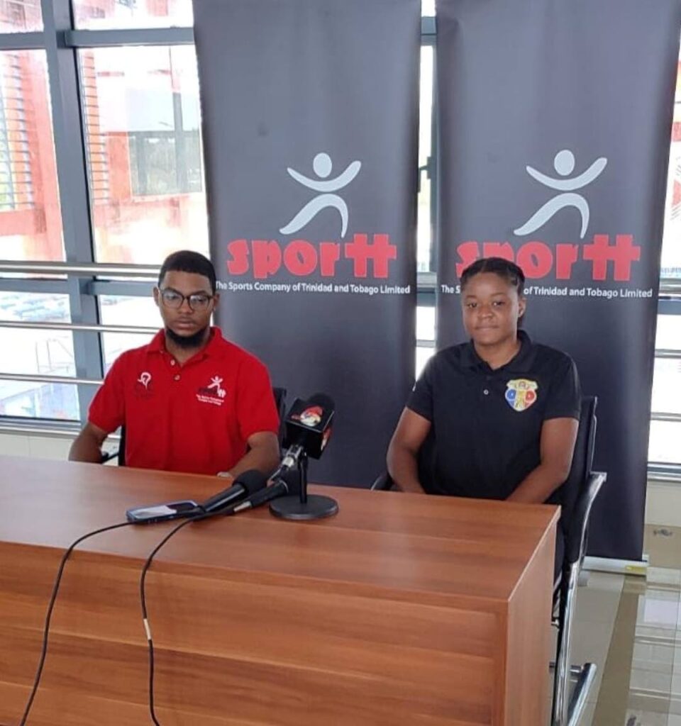 Local cyclists Ryan D'Abreau (Arima Wheelers), left, and Phoebe Sandy (Madonna Wheelers) will both feature at the 2022 Easter International Cycling Grand Prix from April 15-17.  - Courtesy SporTT
