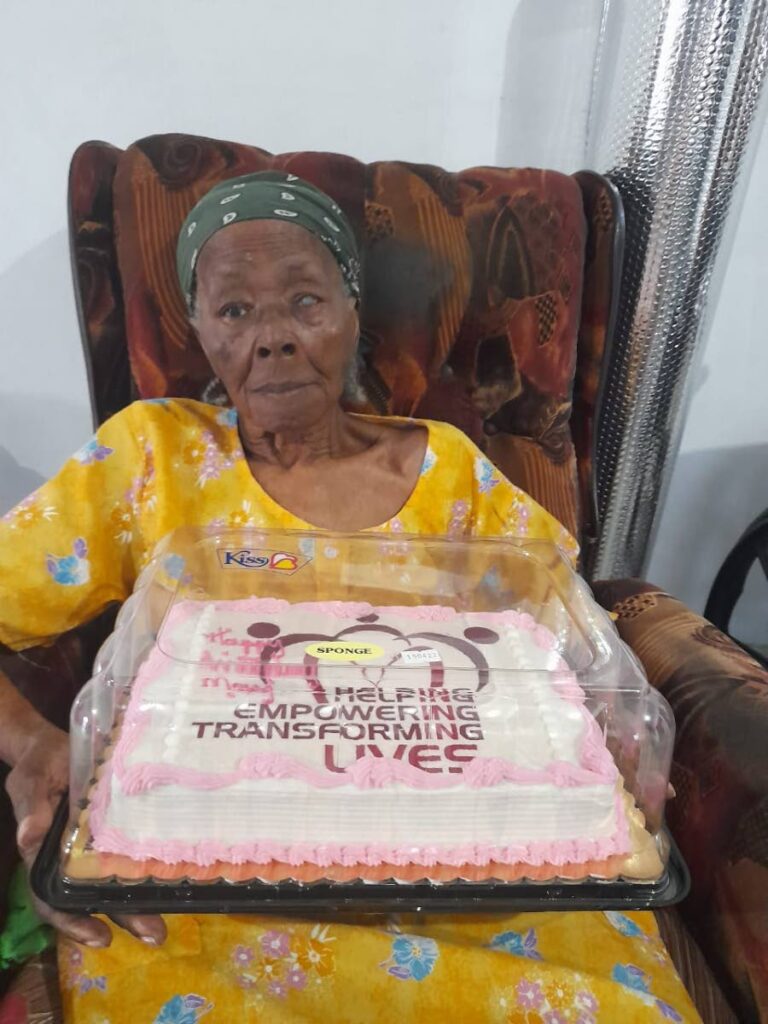 May Pollard celebrates her 103rd birthday on Easter Sunday.  - Photo courtesy Ministry of Social Development
