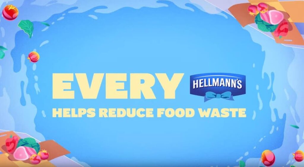Unilever uses its Hellmann's brand to promote a no-food waste campaign. Source: strategyonline. - 