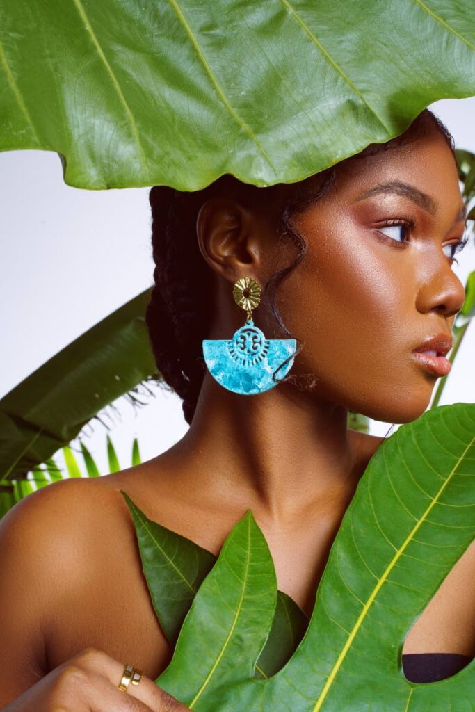 Port of Spain Fashion Week (POSFW) says that fashion e-commerce will continue to increase in 2022 and hopes to help Caribbean designers capitalise on this. It hopes to push fashion and accessory designs like this earring by Trinidadian Aya Styler.  - 