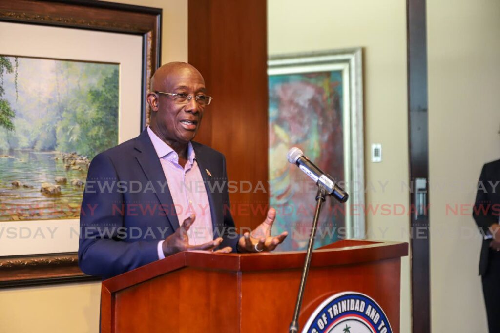 Prime Minister Dr Keith Rowley.  File photo/Jeff K Mayers 