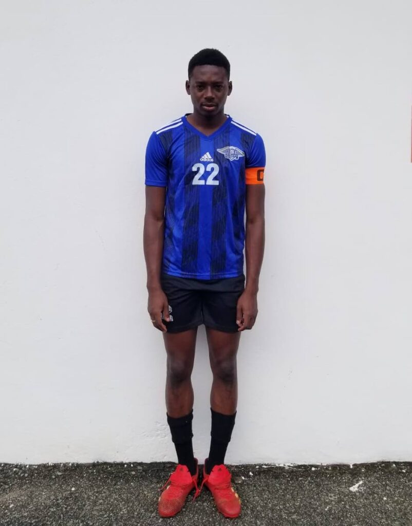 Moses Bernard, Youth Stars United captain, scored the lone goal against FC Tobago Phoenix in Tiger Tank league on Saturday. - 