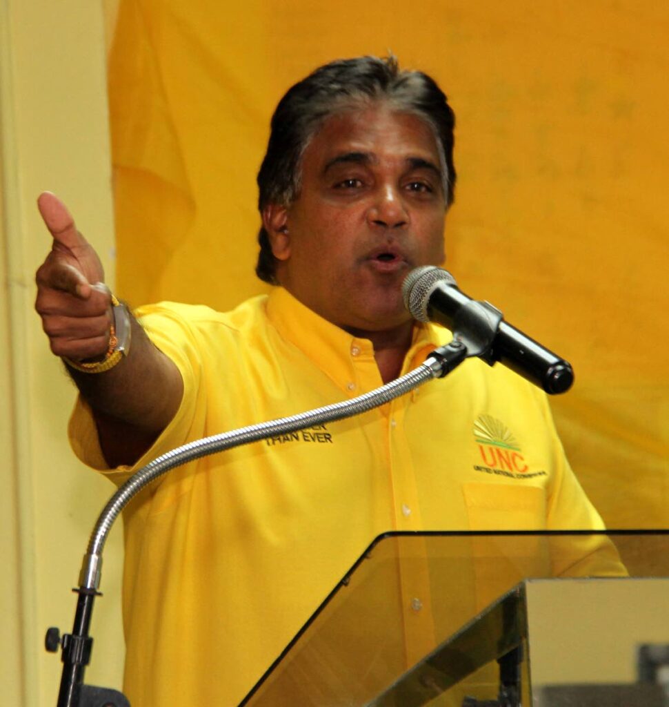 Oropouche East MP Dr Roodal Moonilal. - 