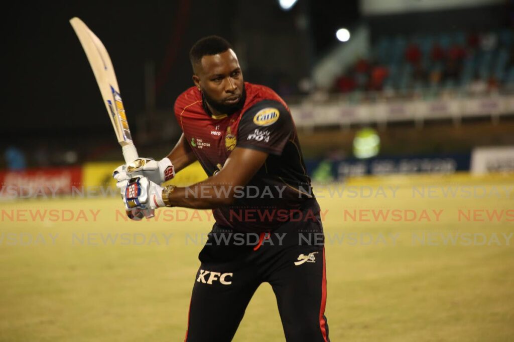 Trinidad and Tobago and West Indies cricket star Kieron Pollard. Photo by Sureash Cholai