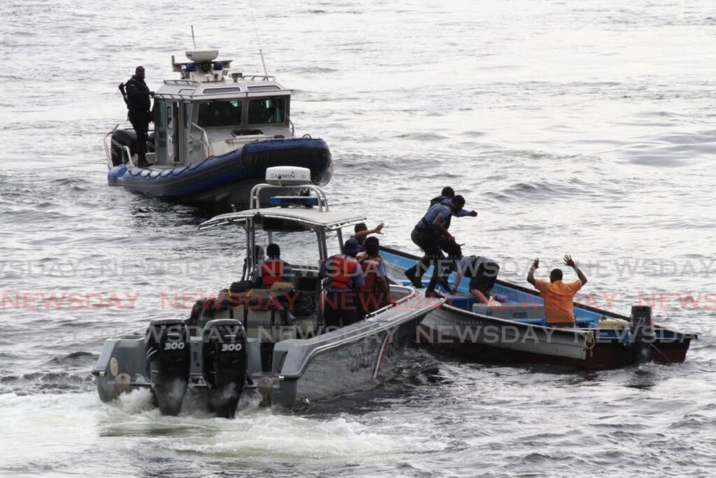 TT Coast Guard in mock operation. - Roger Jacob