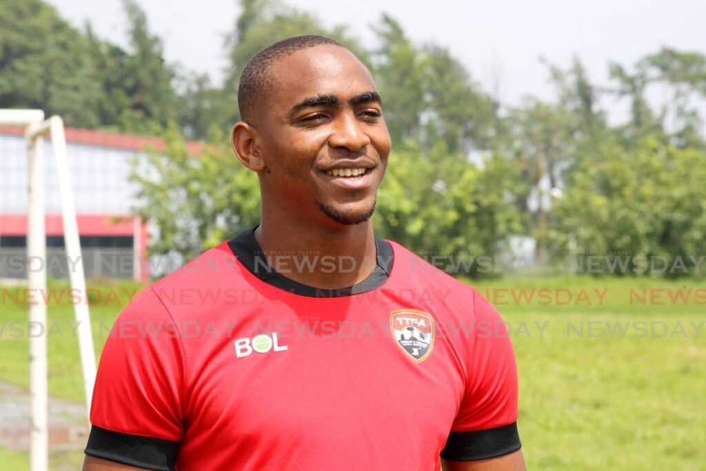 Soca Warriors striker and Defence Force FC's Reon Moore. - ROGER JACOB