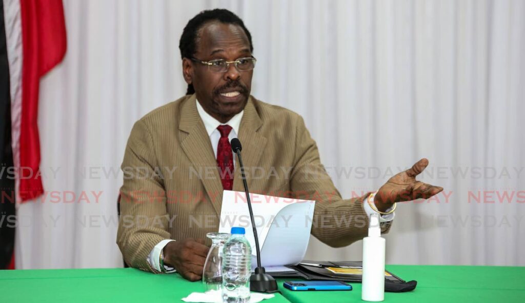Minister of National Security Fitzgerald Hinds. Photo by Jeff Mayers