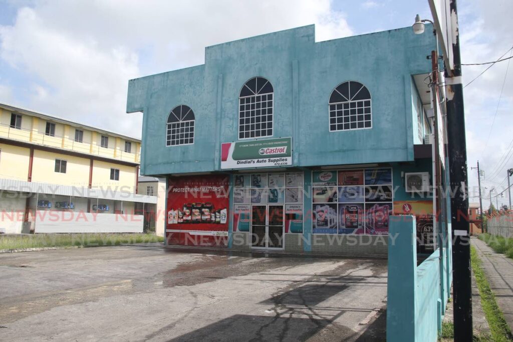 Dindial's Auto Supplies in Montrose, Chaguanas remains closed after the murder owner Darryl Dindial during a robbery on Thursday night. - File photo/Lincoln Holder