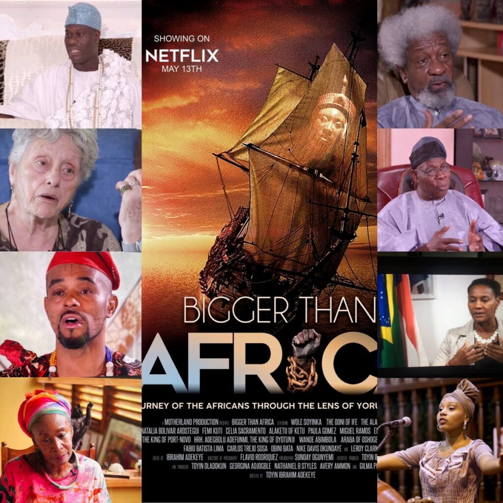 Netflix documentary Bigger than Africa features interviews with Eintou Pearl Springer, Leroi Clarke and Valerie Taylor - courtesy Kambule Movement