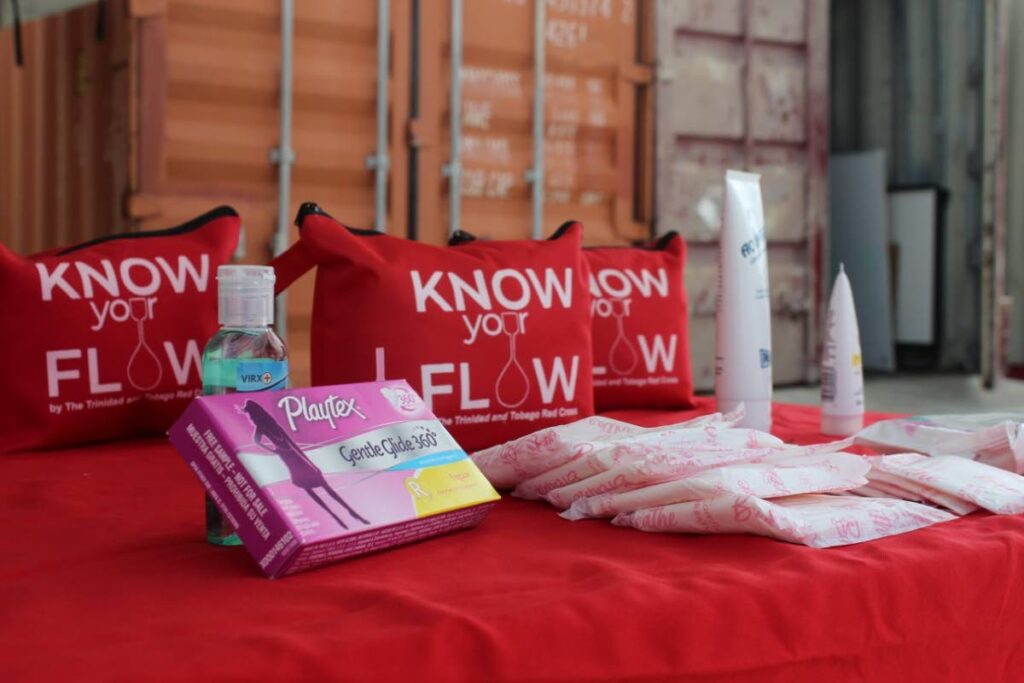 Know Your Flow booth at Red Cross Open Day. - 