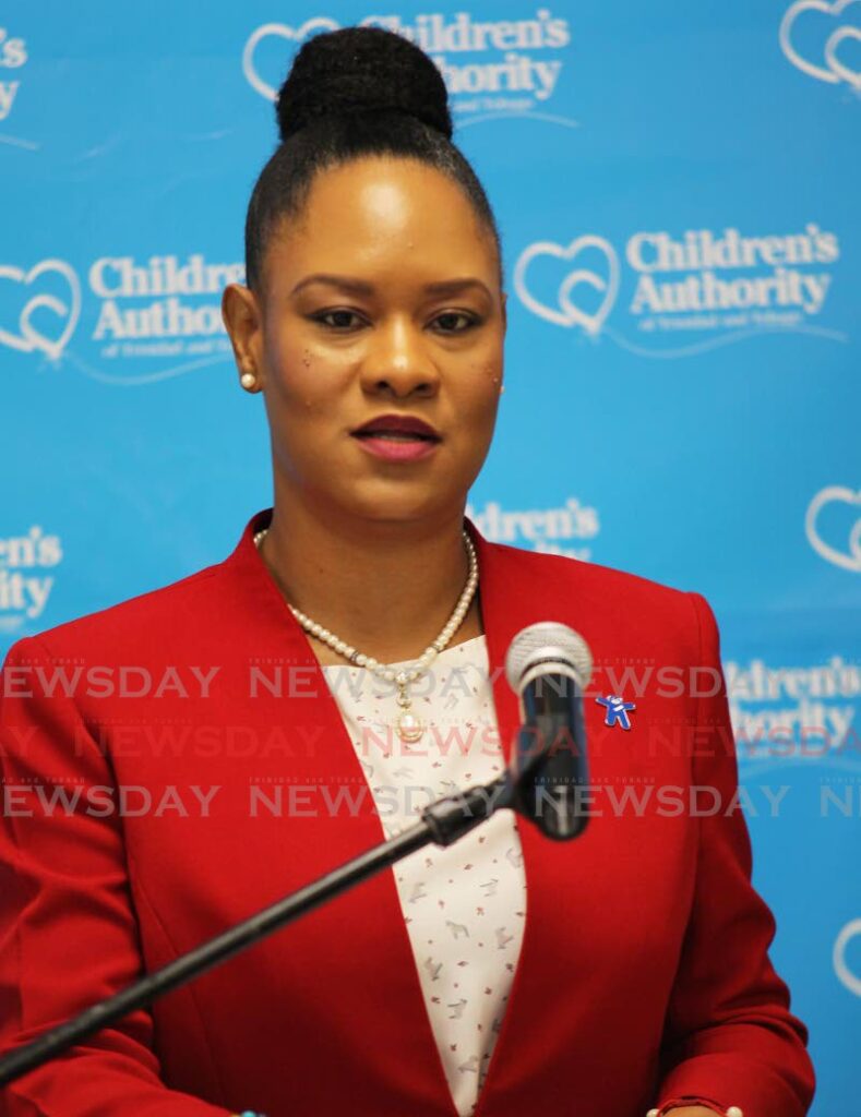 Ayanna Webster-Roy at the opening of the Chaguanas regional office of the Children's Authority in 2019. - File photo/Lincoln Holder