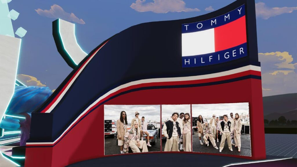 The Tommy Hilfiger store in Decentraland's luxury fashion district during its recently held fashion week in the metaverse. Source: forbes.com - 