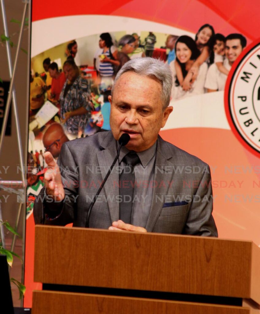 Minister of Finance Colm Imbert.  Photo by Roger Jacob