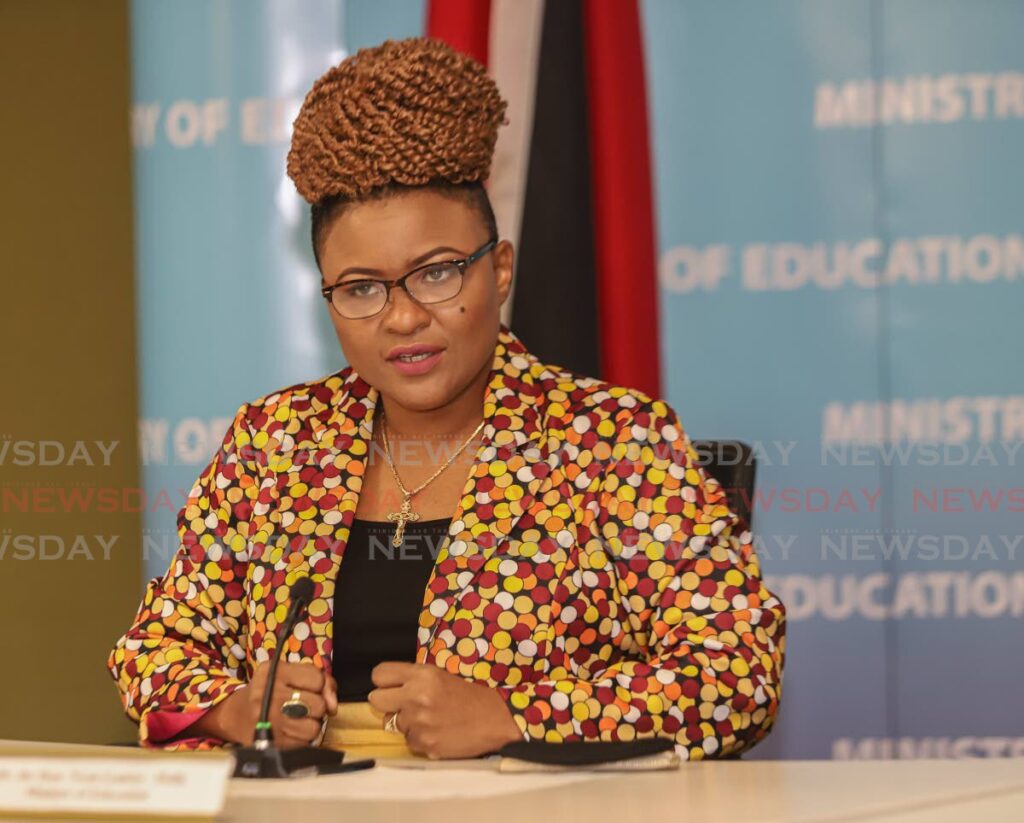 Minister of Education Nyan Gadsby-Dolly . Photo by Jeff K Mayers
