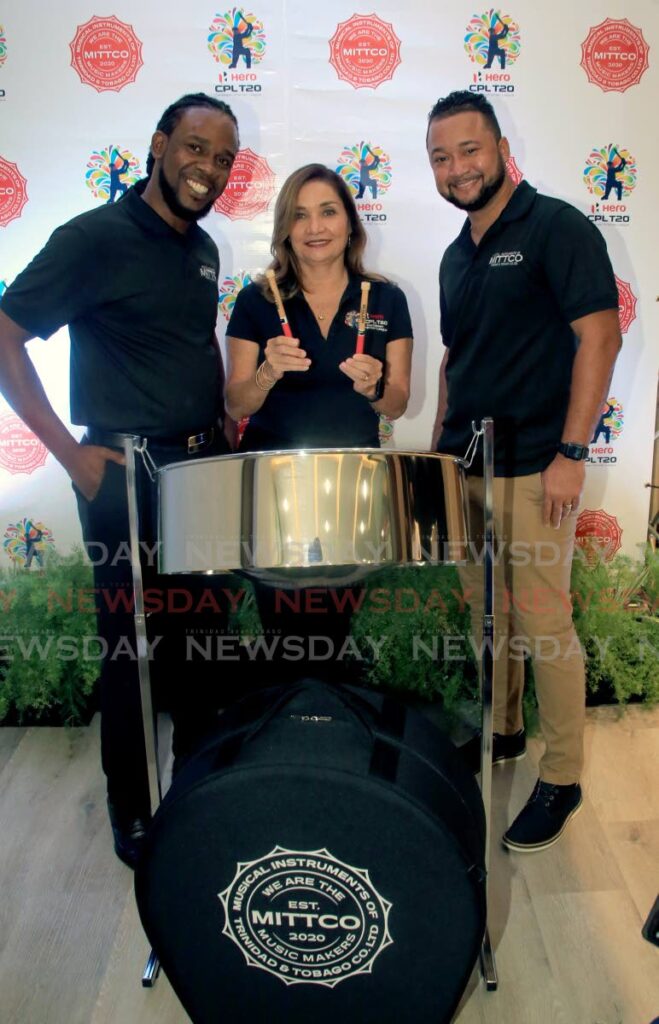 (Left to right)  Akua Leith MITCO’s director  of business development , CPL’s head of branding and hospitality Natalie Black O’Connor and MITCO’s general manager Nicholas de Freitas during a press conference held on Thursday, at the MITCO compound, at Diamond Vale Industrial Estate, Diego Martin. - SUREASH CHOLAI