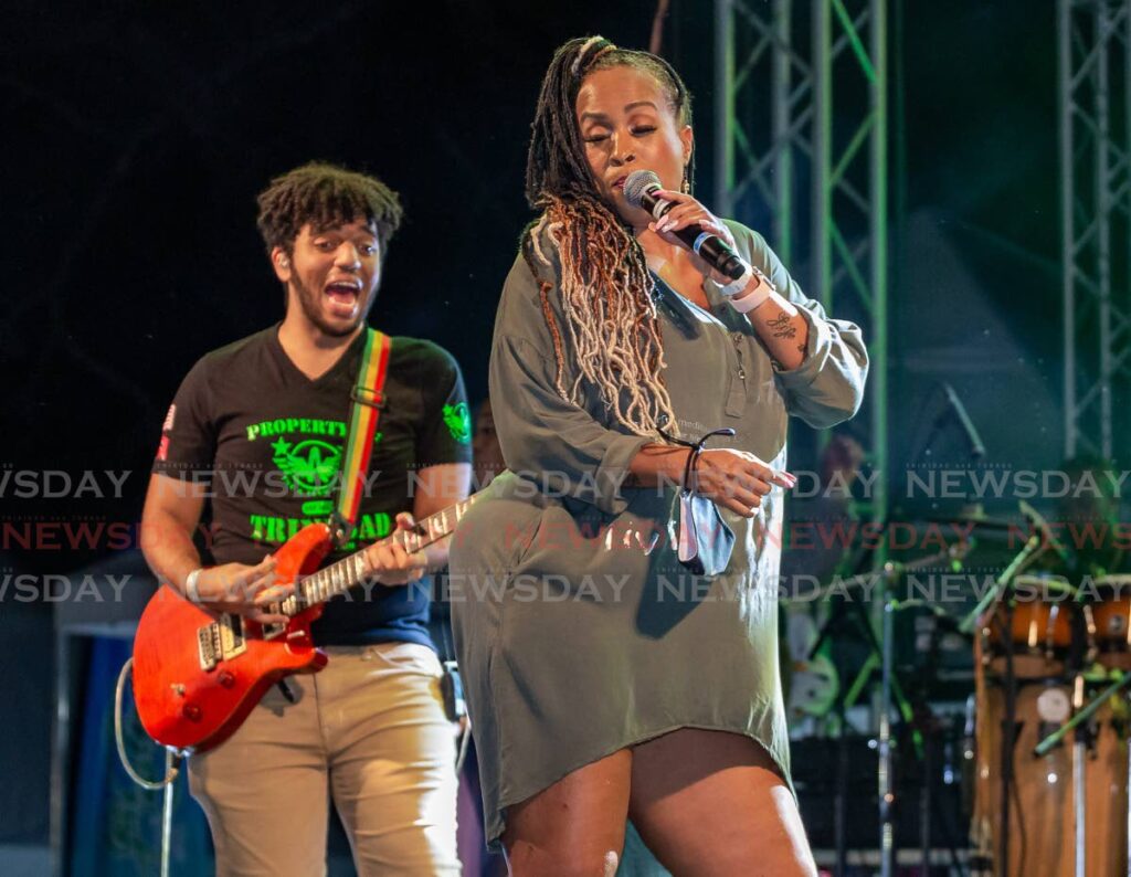 Soca star Alison Hinds performs at Utopia Weekend on Saturday at Speyside Recreation Ground.  - David Reid