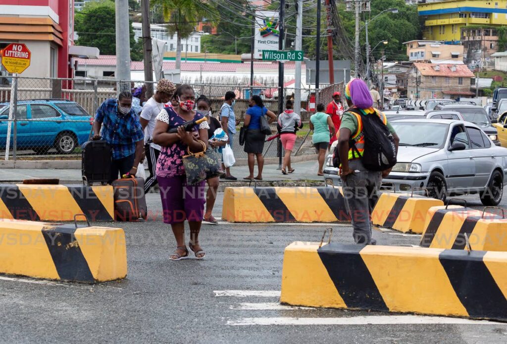 CALM: People go about their business in Scarborough, Tobago. - File photo by David Reid
