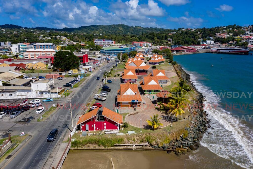 An aerial view of Scarborough, Tobago.  - Jeff Mayers