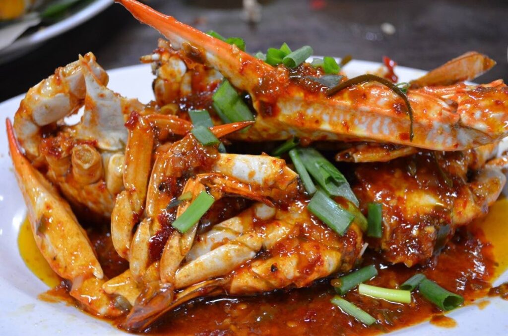 Hot and spicy pepper crab - 
