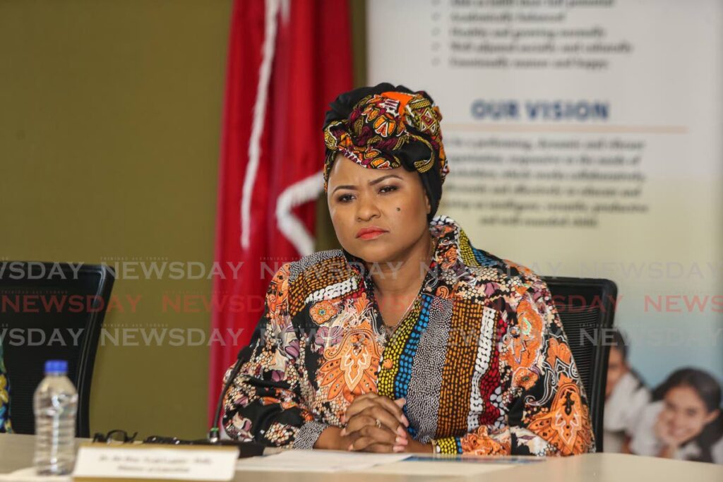 Minister of Education Dr Nylan Gadsby-Dolly. Photo by Jeff Mayers