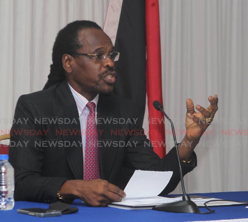 File photo: Minister of National Security Fitzgerald Hinds. 