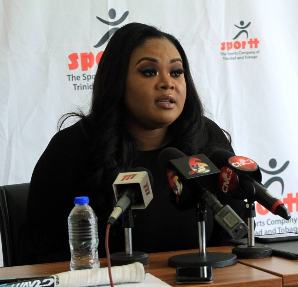 Minister of Sport and Community Development Shamfa Cudjoe. Photo by Angelo Marcelle