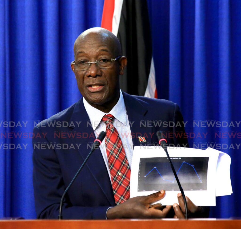 Prime Minister Dr Rowley. FIle photo/Sureash Cholai