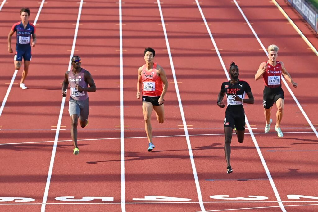 Jereem qualifies for 200m final at World Champs Trinidad and Tobago