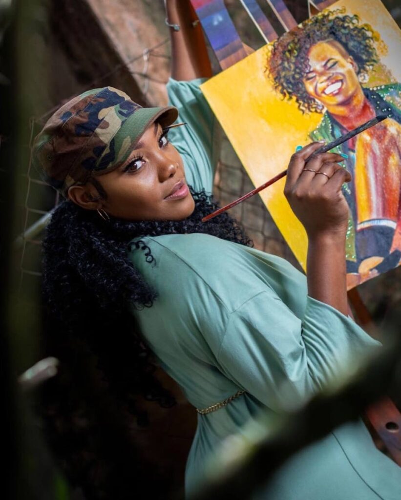 Artist Aliyah 'Yah Yah' Harvey is spinning her art into gold. Photo courtesy Aliyah Harvey - 