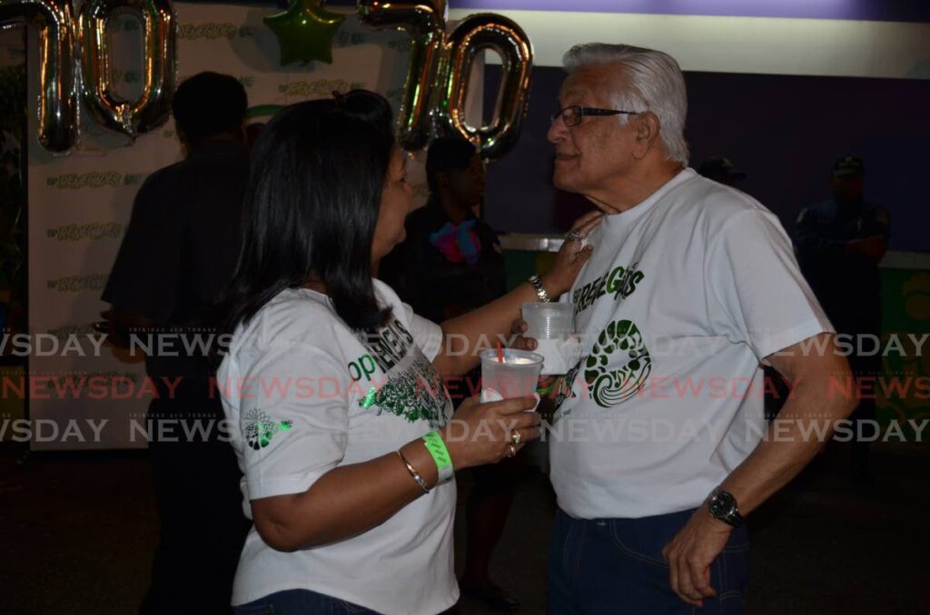 BACK IN COURT: Former prime minister Basdeo Panday and his wife Oma who returned to court on Wednesday as the decades old Piarco III case was started over afresh. FILE PHOTO 