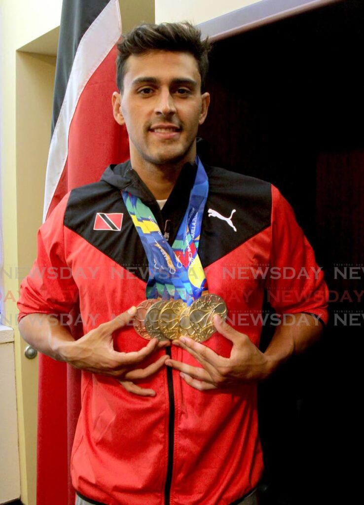 Trinidad and Tobago swimmer Dylan Carter - ROGER JACOB