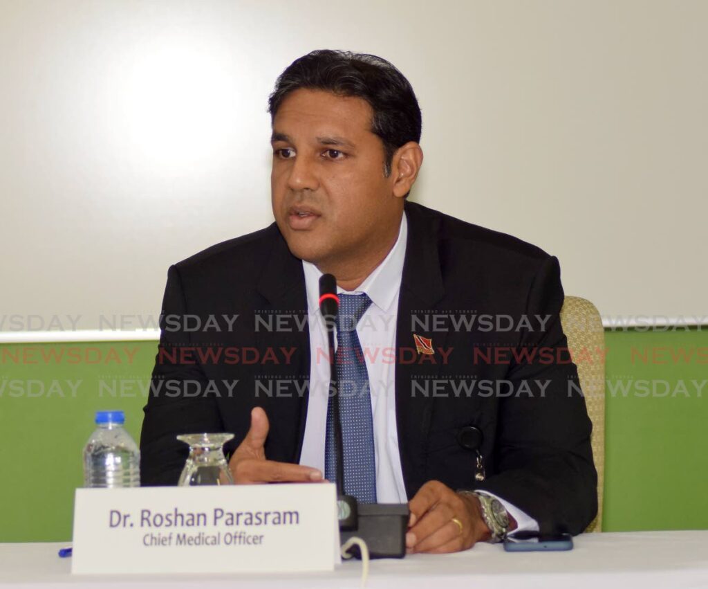 Chief Medical Officer Dr Roshan Parasram. - 