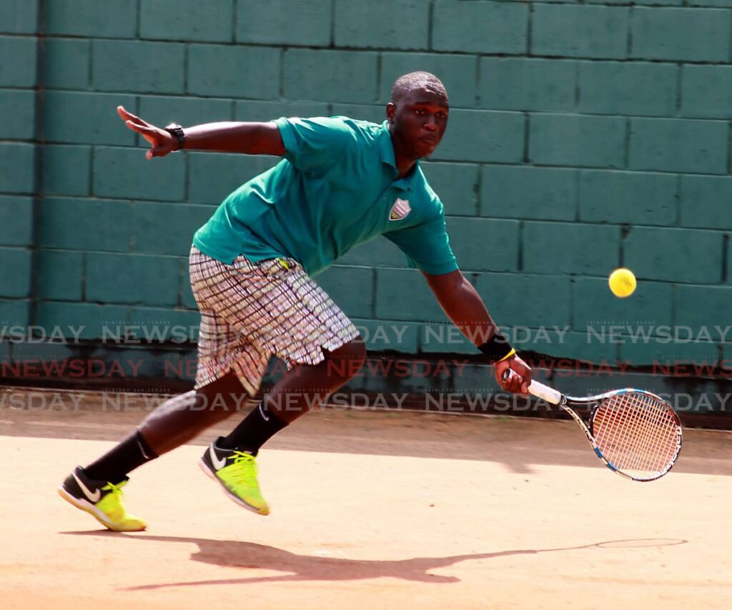 Akiel Duke will be part of the Trinidad and Tobago team competing at the 2022 Davis Cup tournament, which starts on Monday, at the National Racquet Centre, Tacarigua. - ROGER JACOB