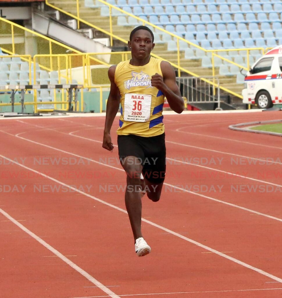 Trinidad and Tobago sprinter Shakeem McKay - SUREASH CHOLAI