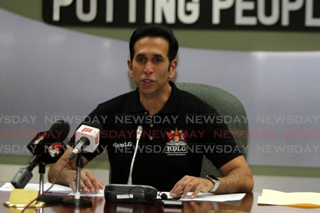 Local Government and Rural Development Minister Faris Al-Rawi. - Photo by Angelo Marcelle