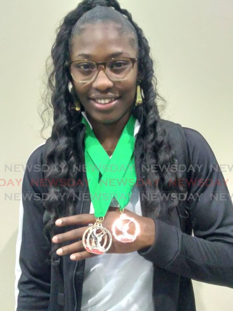 Trinidad and Tobago Under-20 sprinter Shaniqua Bascombe. Photo by Joel Bailey