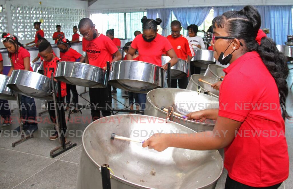 Hatters pan camp attracted youths from ages four to 17. The camp was held at the Girl Guides' south headquarters, Rushworth Street, San Fernando. - Marvin Hamilton