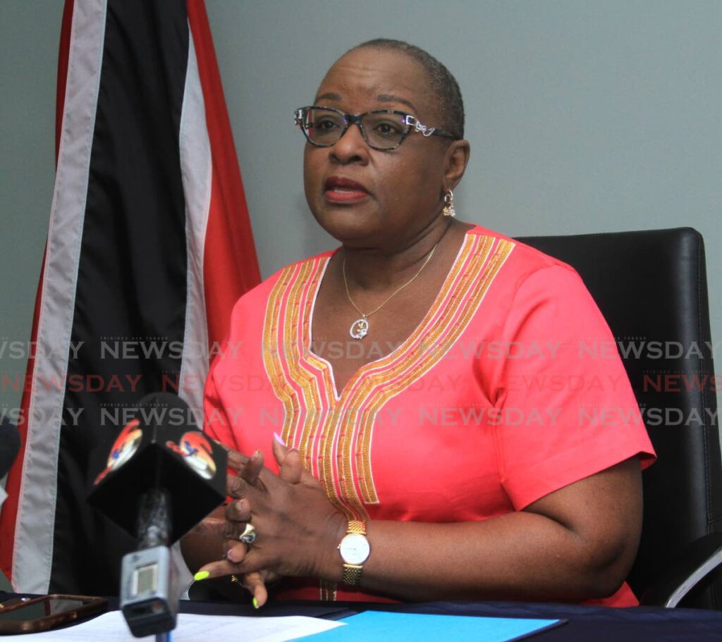 Housing and Urban Development Minister Camille Robinson-Regis speaks about the Government's plans to celebrate the 60th anniversary of independence. - Angelo Marcelle